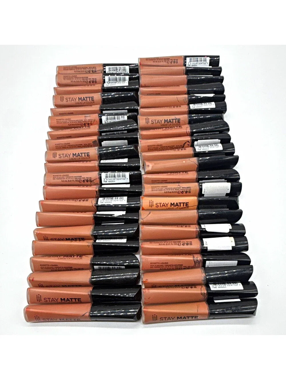 Lot 41 Rimmel Stay Matte Liquid Lip Colour Nude Matte Liquid Lipstick 6.5 mL 708